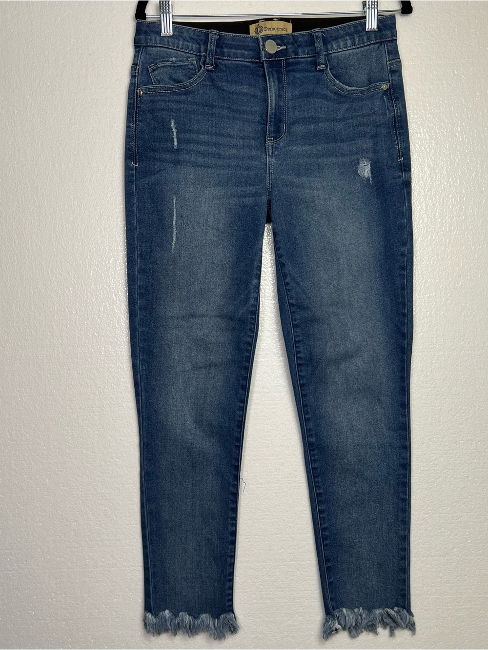 Democracy Ab technology raw hem jeans size 8